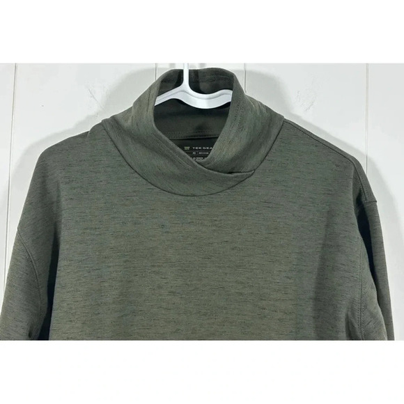 Tek Gear Women's Olive Green Cowl Neck Long Sleeve Sweater Pullover sz XS - Picture 2 of 7